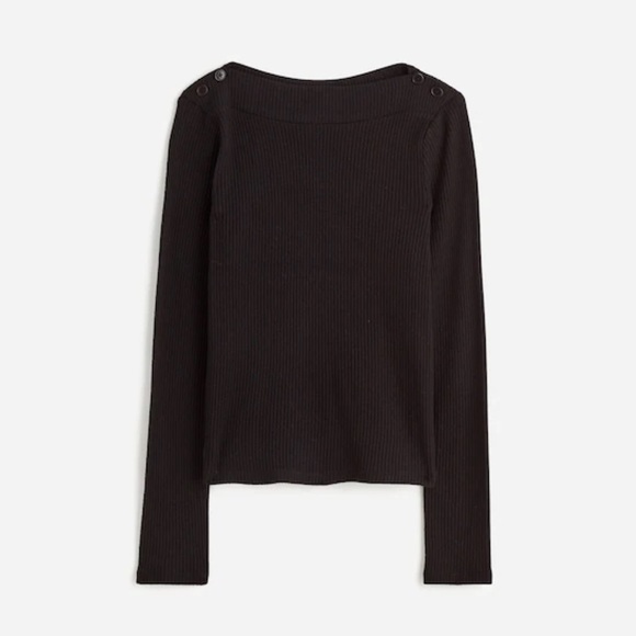 NWT MADEWELL Boatneck Long Sleeve Tee XS - Picture 7 of 8